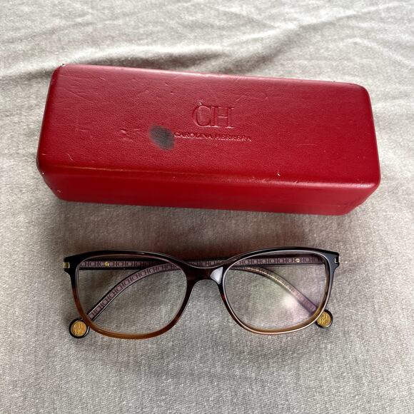 Carolina Herrera Eyeglasses VHE774K COL.0ACL Frames 50 16 135 Flex Hinges W Case main image 9